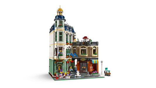 LEGO set 11371 – Winkelstraat – uit de Lego Iocns collectie, te huur in West- en Oost-Vlaanderen bij Brickset for You