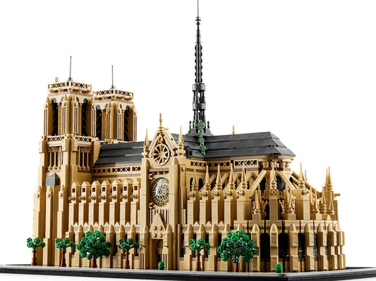 LEGO set 21061 – Notre-Dame van Parijs uit de Lego Architecture collectie, te huur in West- en Oost-Vlaanderen bij Brickset for You
