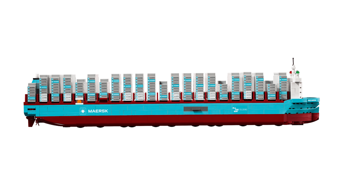 Maersk containerschip met dubbel brandstofsysteem