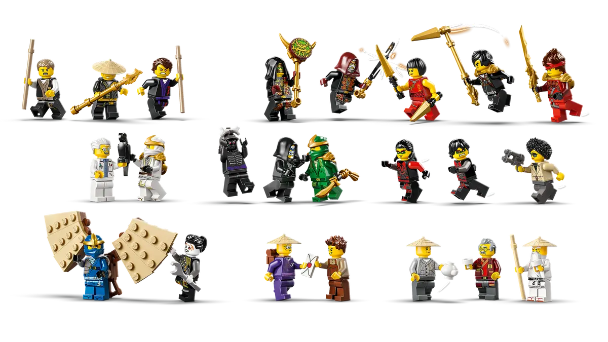 LEGO set 71861 – 15-jarig jubileum: De oude stad – uit de Lego Ninjago collectie, te huur in West- en Oost-Vlaanderen bij Brickset for You