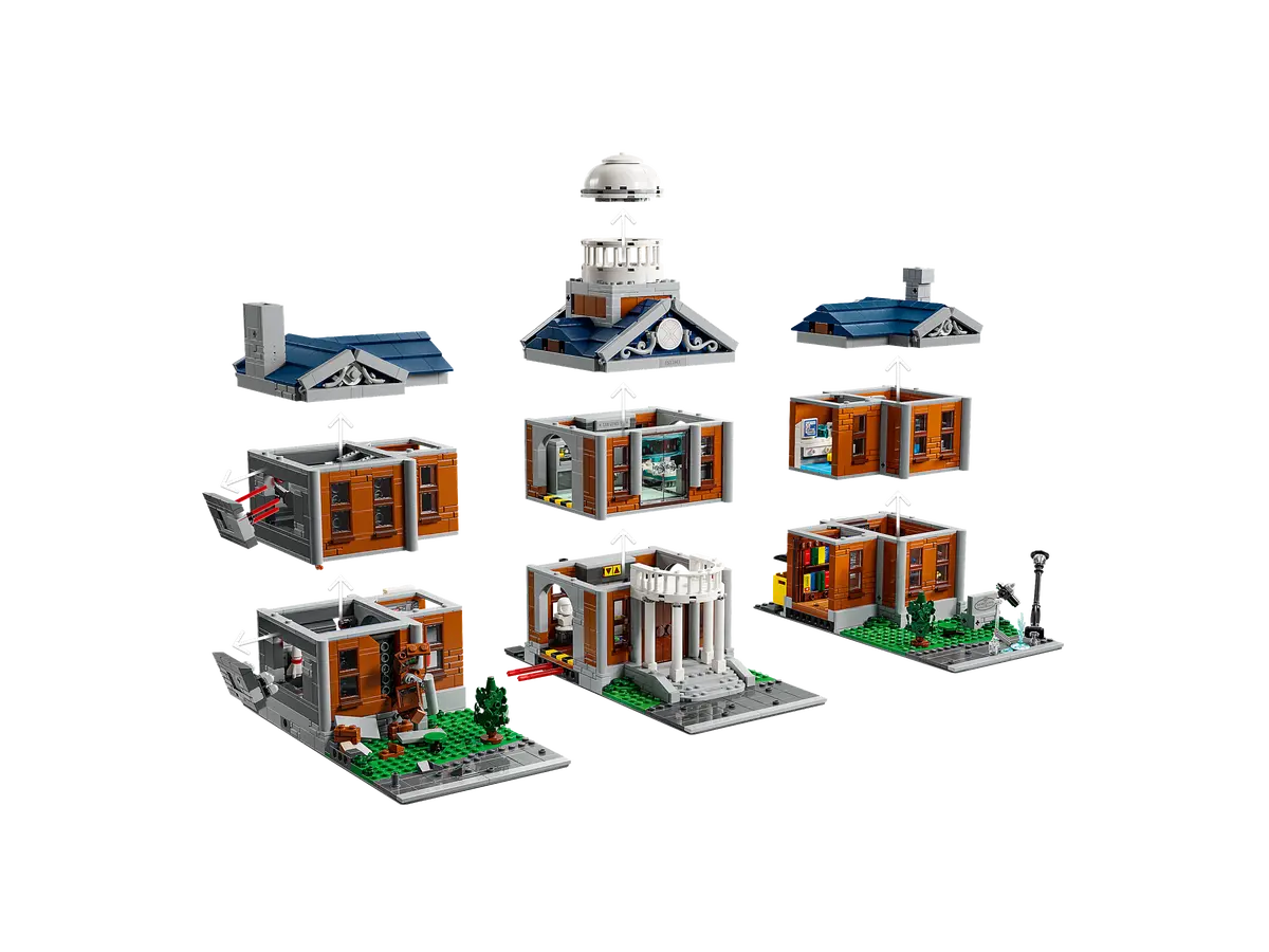 LEGO set 11371 – X-Men: de X-Mansion – uit de Lego Marvel collectie, te huur in West- en Oost-Vlaanderen bij Brickset for You