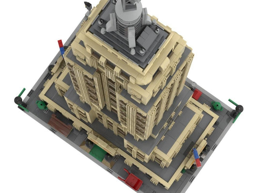 LEGO set 21046 – Empire State Building uit de Lego Architecture collectie, te huur in West- en Oost-Vlaanderen bij Brickset for You