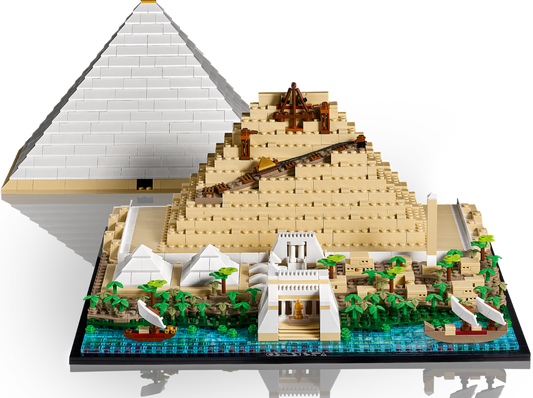 LEGO set 21058 – Grote Piramide van Gizeh uit de Lego Architecture collectie, te huur in West- en Oost-Vlaanderen bij Brickset for You