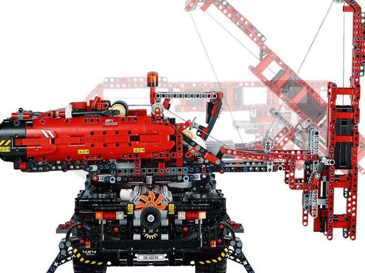 LEGO set 42082 – Kraan voor alle terreinen uit de Lego Technic collectie, te huur in West- en Oost-Vlaanderen bij Brickset for You