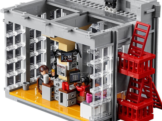 LEGO set 76178 – Daily Bugle uit de Lego Marvel collectie, te huur in West- en Oost-Vlaanderen bij Brickset for You