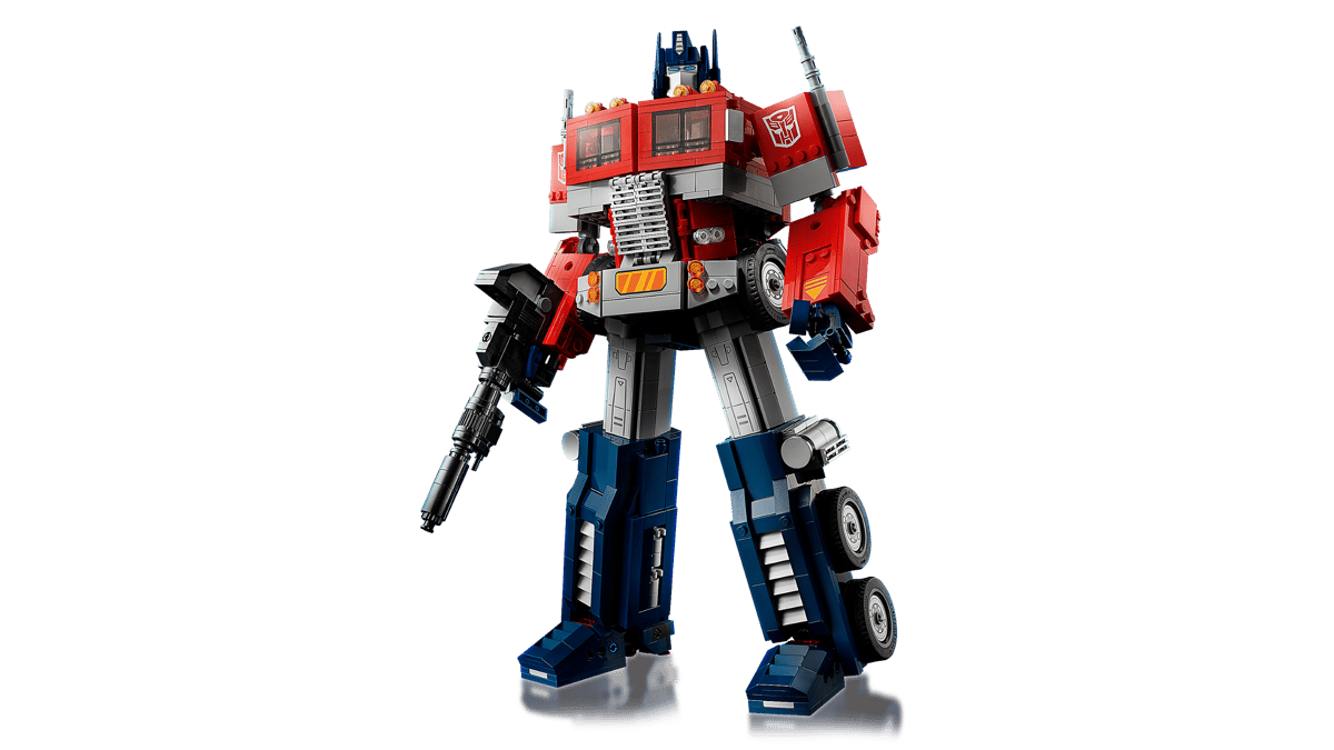 LEGO set 10302 – Optimus Prime uit de Lego Icons collectie, te huur in West- en Oost-Vlaanderen bij Brickset for You