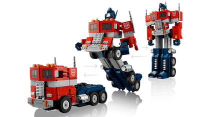 LEGO set 10302 – Optimus Prime uit de Lego Icons collectie, te huur in West- en Oost-Vlaanderen bij Brickset for You