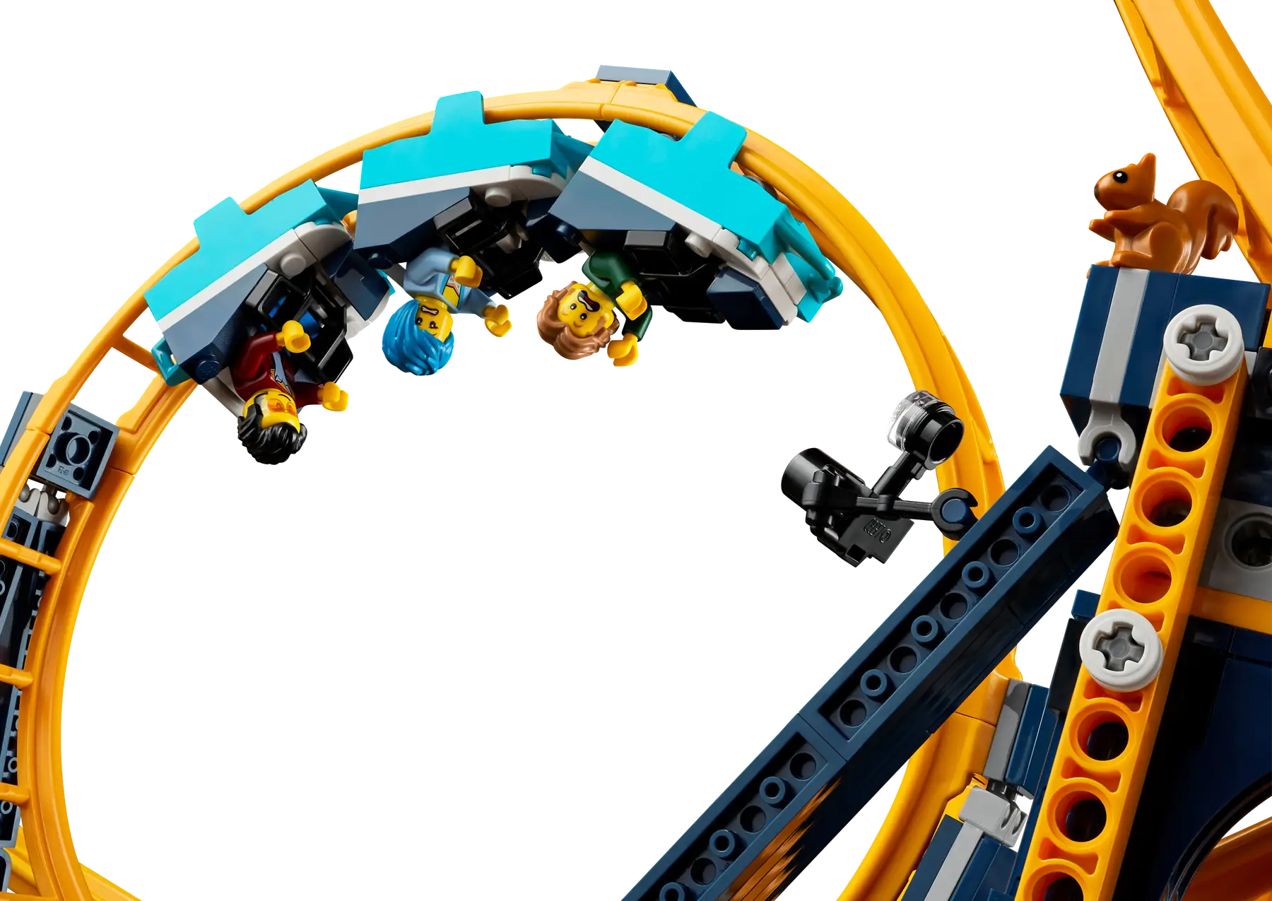 LEGO set 10303 – Lusachtbaan uit de Lego Icons, te huur in West- en Oost-Vlaanderen bij Brickset for You