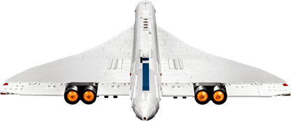 LEGO set 10318 – Concorde –  uit de Lego Icons collectie, te huur in West- en Oost-Vlaanderen bij Brickset for You