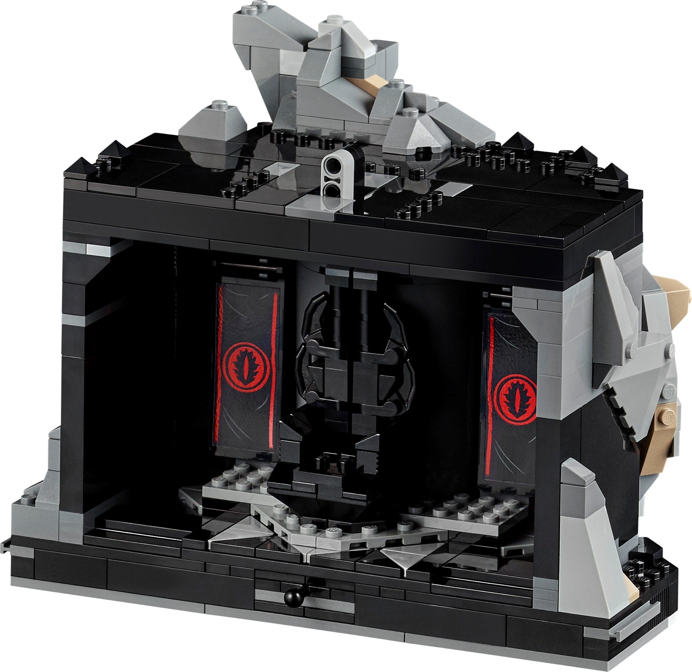 LEGO set 10333 – The Lord of the Rings: Barad-dûr™ uit de Lego Icons collectie, te huur in West- en Oost-Vlaanderen bij Brickset for You