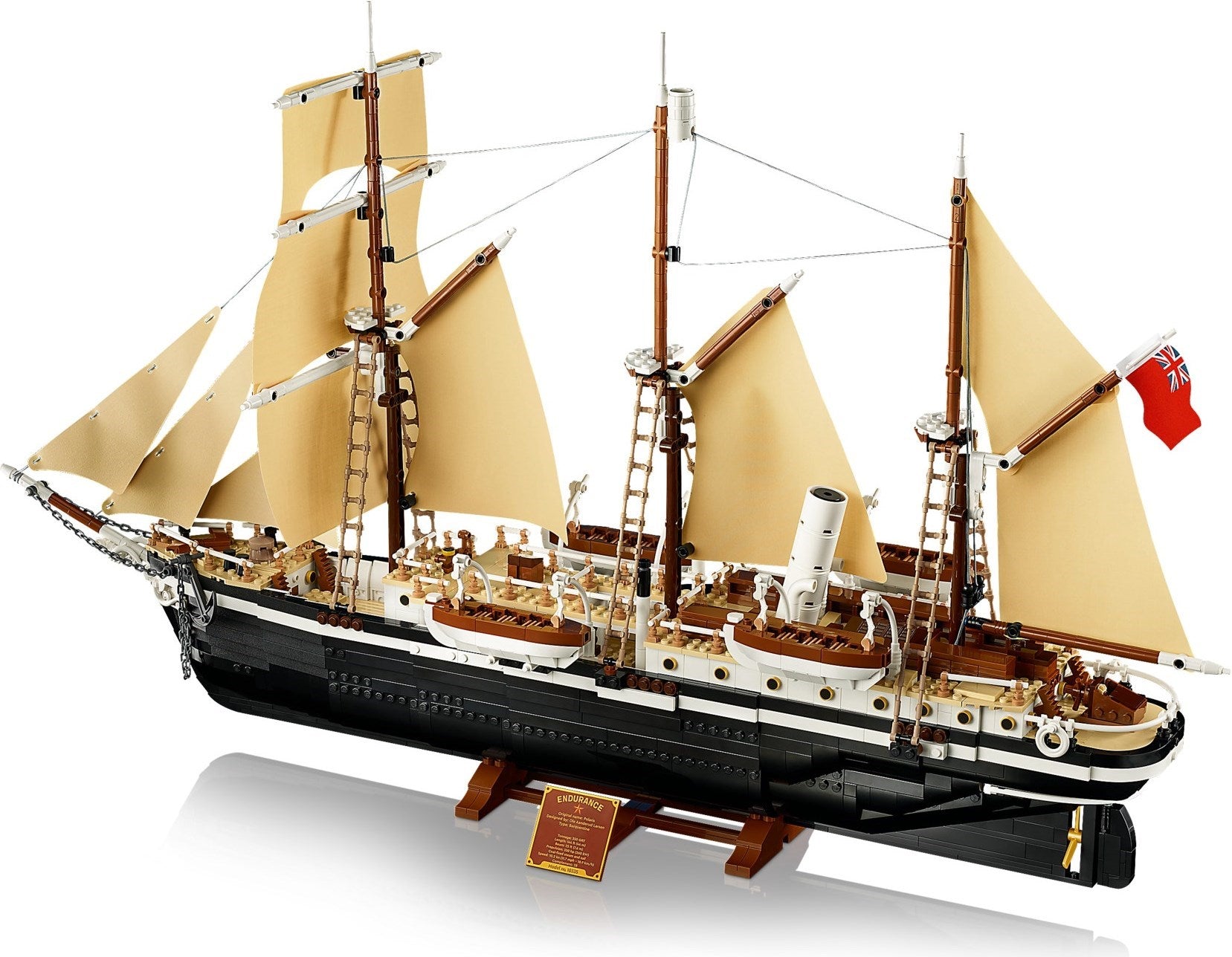 LEGO set 10335 – De Endurance uit de Lego Icons collectie, te huur in West- en Oost-Vlaanderen bij Brickset for You