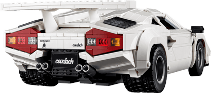 LEGO set 10337 – Lamborghini Countach 5000 Quattrovalvole
 uit de Lego Icons collectie, te huur in West- en Oost-Vlaanderen bij Brickset for You