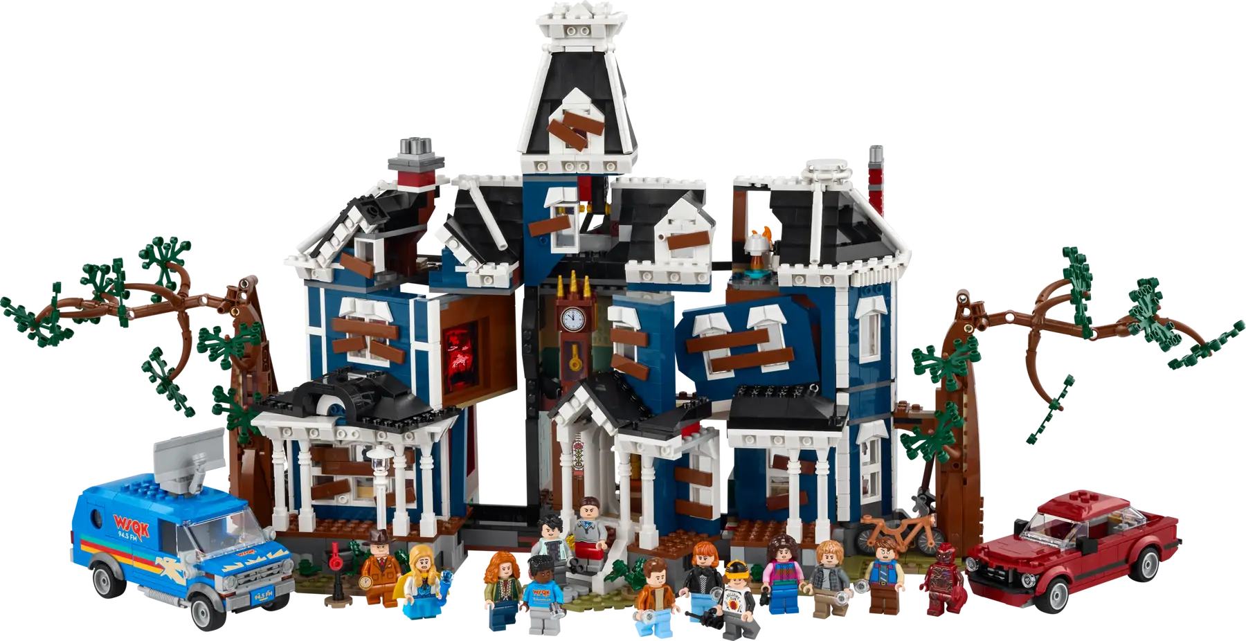 LEGO set 11370 – Het huis van de familie Creel –  uit de Lego Stranger Things collectie, te huur in West- en Oost-Vlaanderen bij Brickset for You