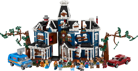 LEGO set 11370 – Het huis van de familie Creel –  uit de Lego Stranger Things collectie, te huur in West- en Oost-Vlaanderen bij Brickset for You