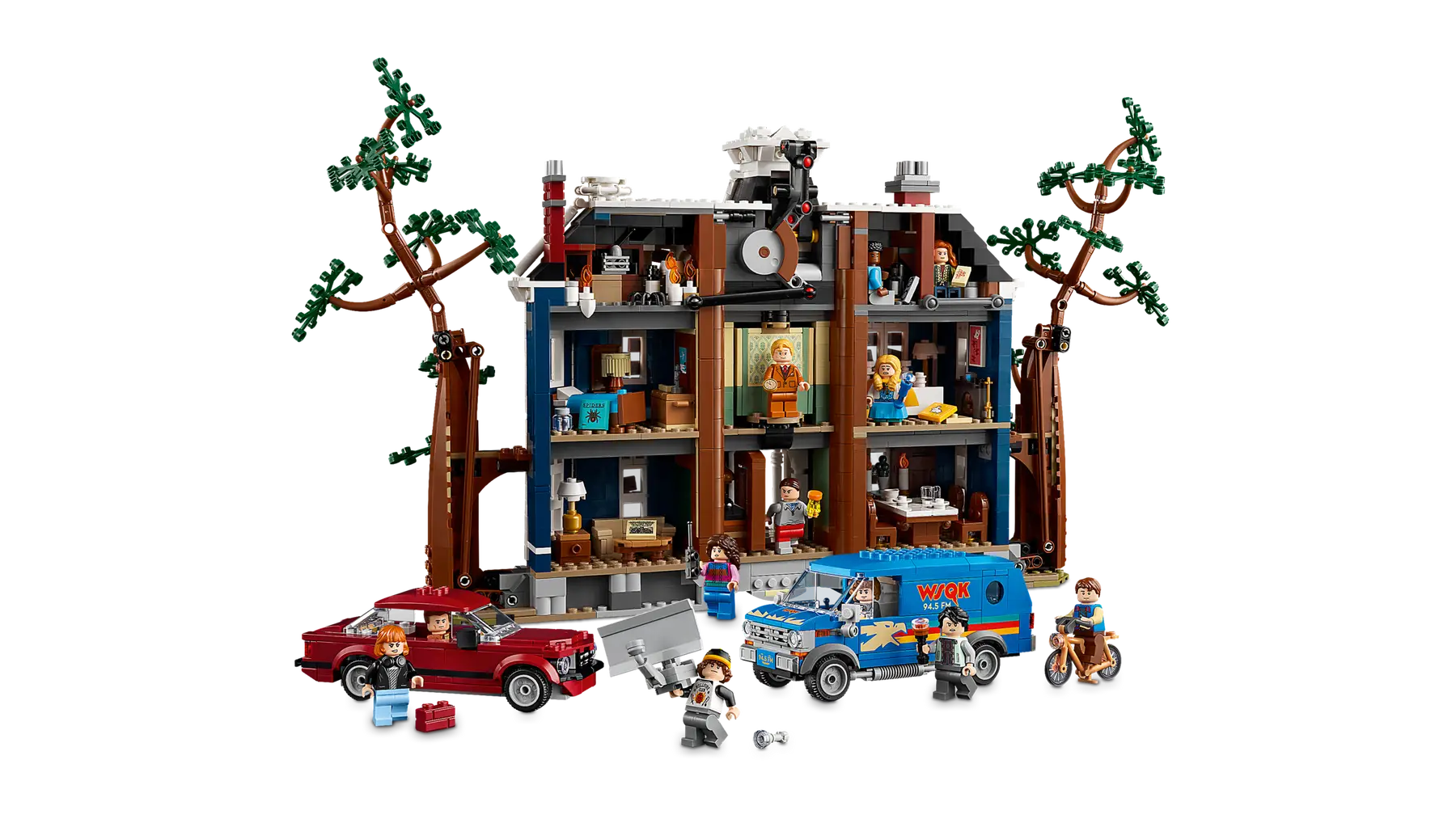 LEGO set 11370 – Het huis van de familie Creel –  uit de Lego Stranger Things collectie, te huur in West- en Oost-Vlaanderen bij Brickset for You