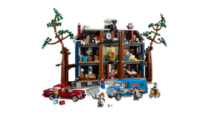 LEGO set 11370 – Het huis van de familie Creel –  uit de Lego Stranger Things collectie, te huur in West- en Oost-Vlaanderen bij Brickset for You