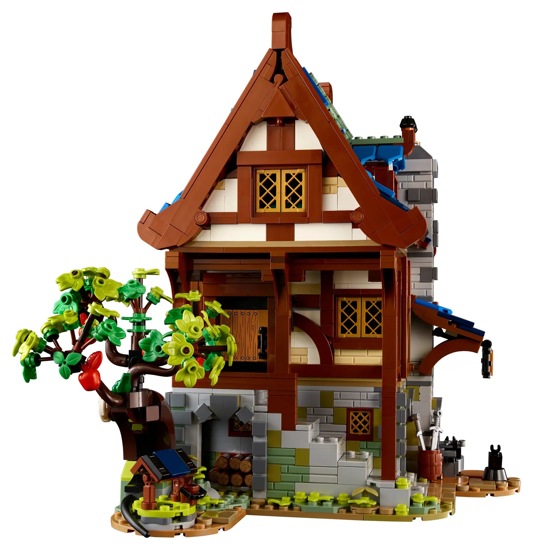 LEGO set 21325 – Middeleeuwse smid uit de Lego Ideas collectie, te huur in West- en Oost-Vlaanderen bij Brickset for You
