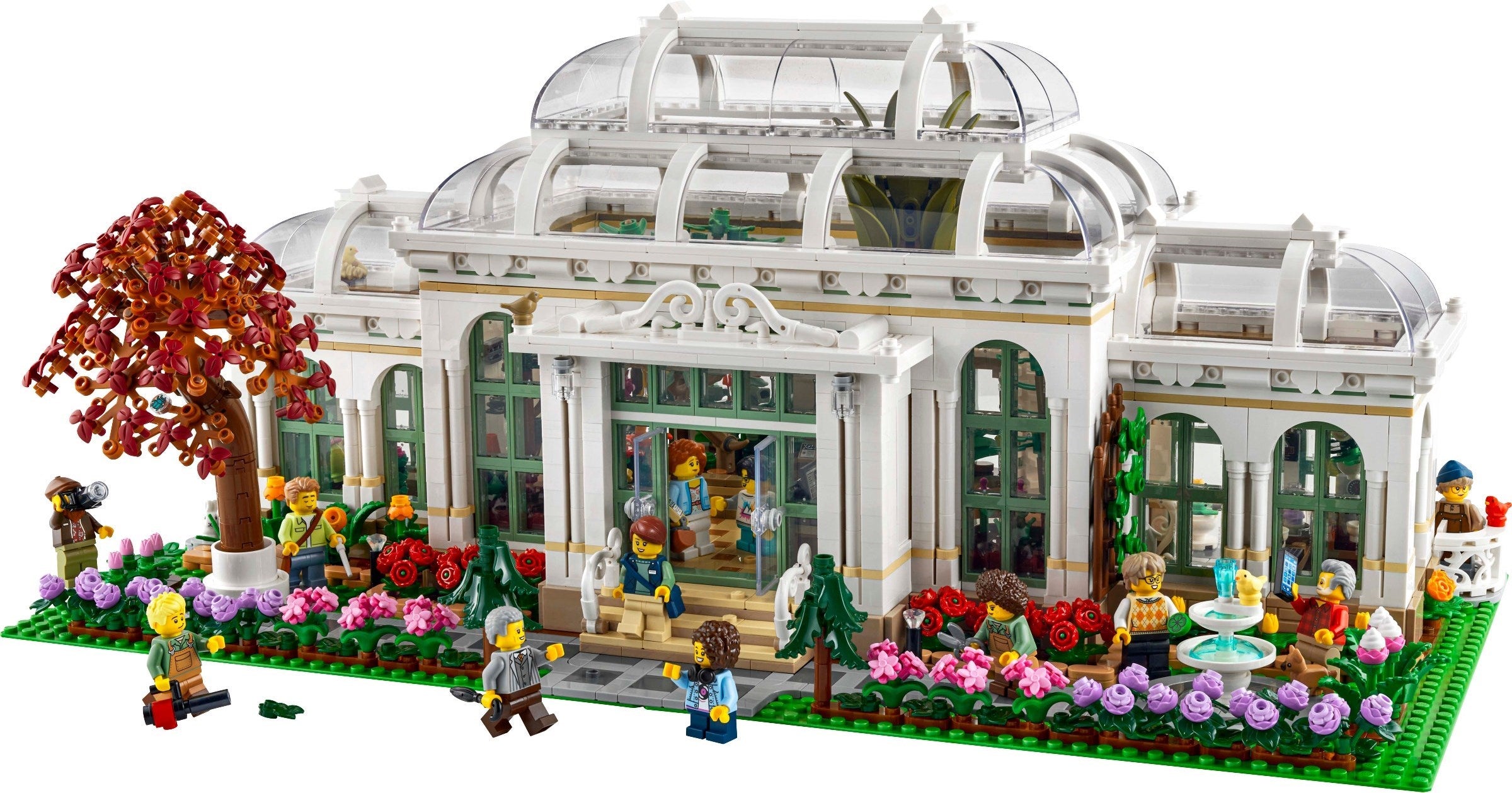 LEGO set 21353 – De botanische tuin uit de Lego Ideas collectie, te huur in West- en Oost-Vlaanderen bij Brickset for You