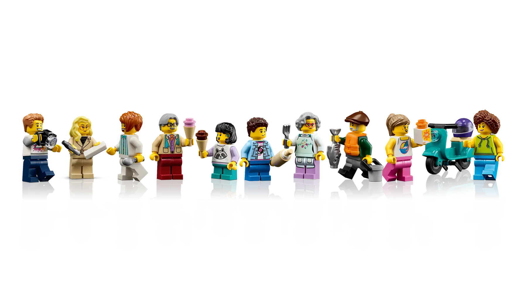 LEGO set 21359 – Italiaanse Rivièra–  uit de Lego Ideas collectie, te huur in West- en Oost-Vlaanderen bij Brickset for You