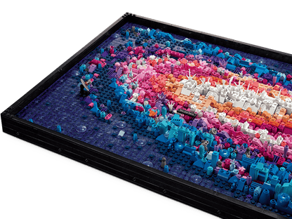 LEGO set 31212 – Het Melkwegstelsel –  uit de Lego Art collectie, te huur in West- en Oost-Vlaanderen bij Brickset for You