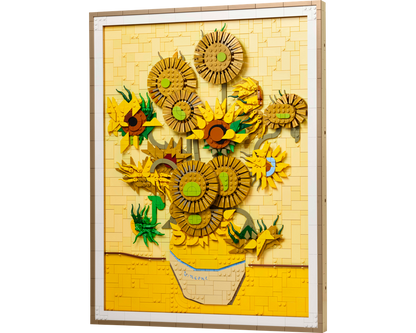 LEGO set 31215 – Vincent van Gogh – Zonnebloemen uit de Lego Art collectie, te huur in West- en Oost-Vlaanderen bij Brickset for You