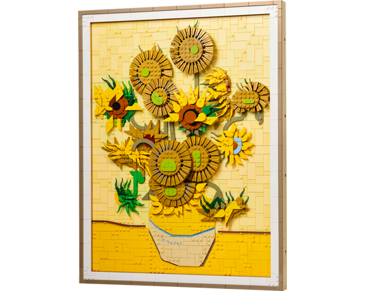 LEGO set 31215 – Vincent van Gogh – Zonnebloemen uit de Lego Art collectie, te huur in West- en Oost-Vlaanderen bij Brickset for You