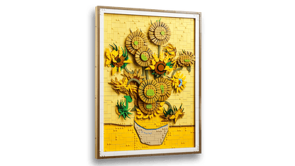 LEGO set 31215 – Vincent van Gogh – Zonnebloemen uit de Lego Art collectie, te huur in West- en Oost-Vlaanderen bij Brickset for You