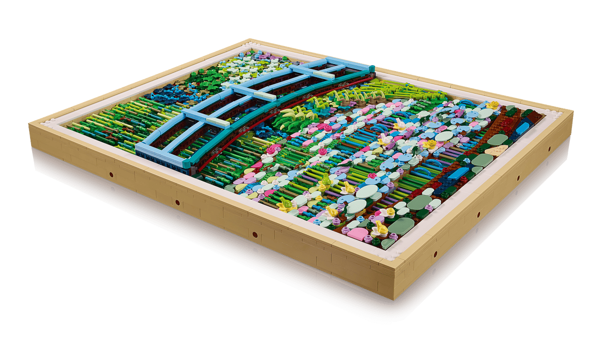 LEGO set 31220 –Claude Monet – Brug over een vijver met waterlelies
  –  uit de Lego Art collectie, te huur in West- en Oost-Vlaanderen bij Brickset for You