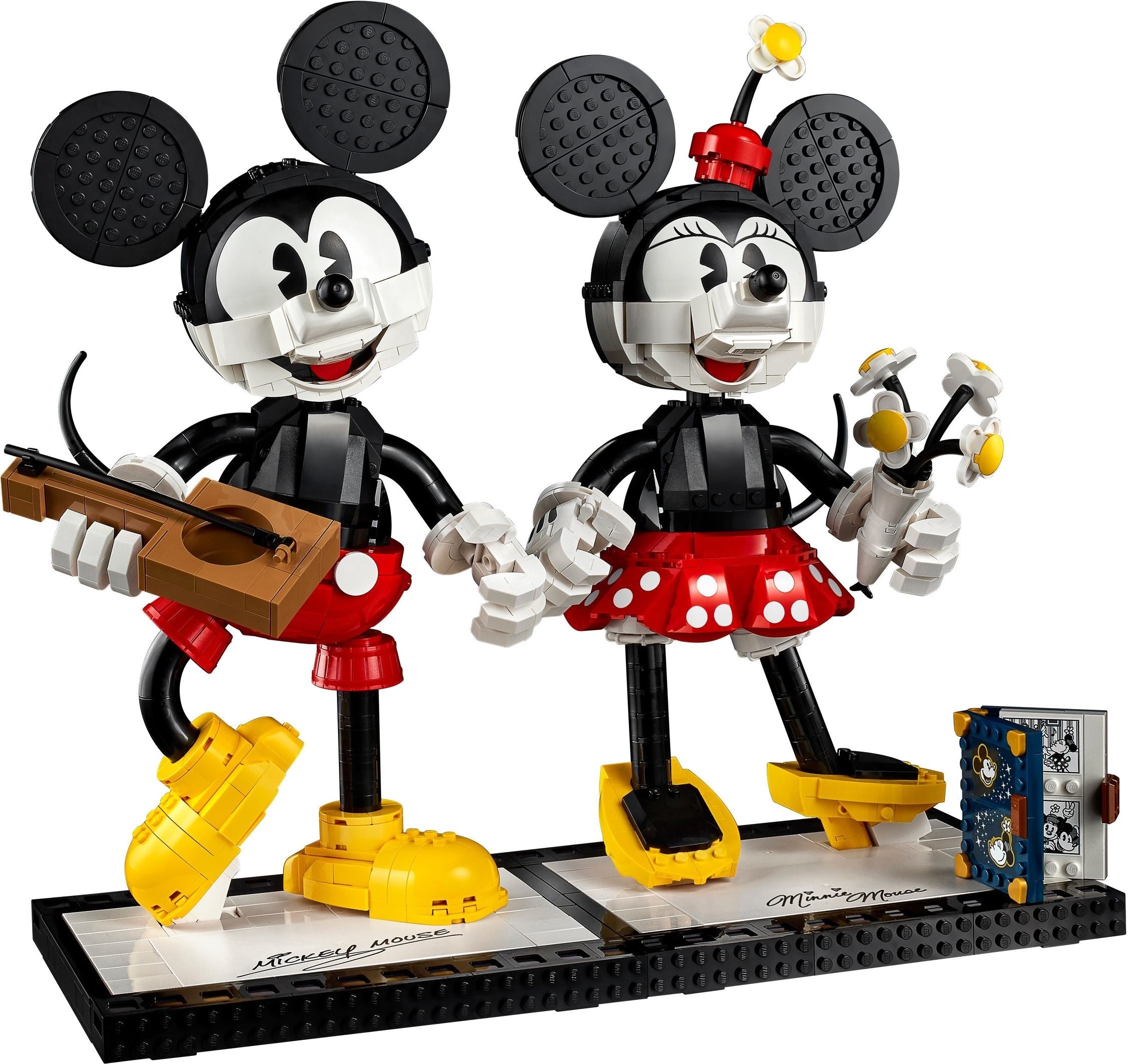 LEGO set 43179 – Mickey Mouse & Minnie Mouse personages uit de Lego Disney collectie, te huur in West- en Oost-Vlaanderen bij Brickset for You
