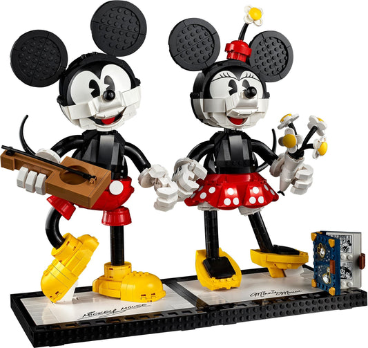 LEGO set 43179 – Mickey Mouse & Minnie Mouse personages uit de Lego Disney collectie, te huur in West- en Oost-Vlaanderen bij Brickset for You