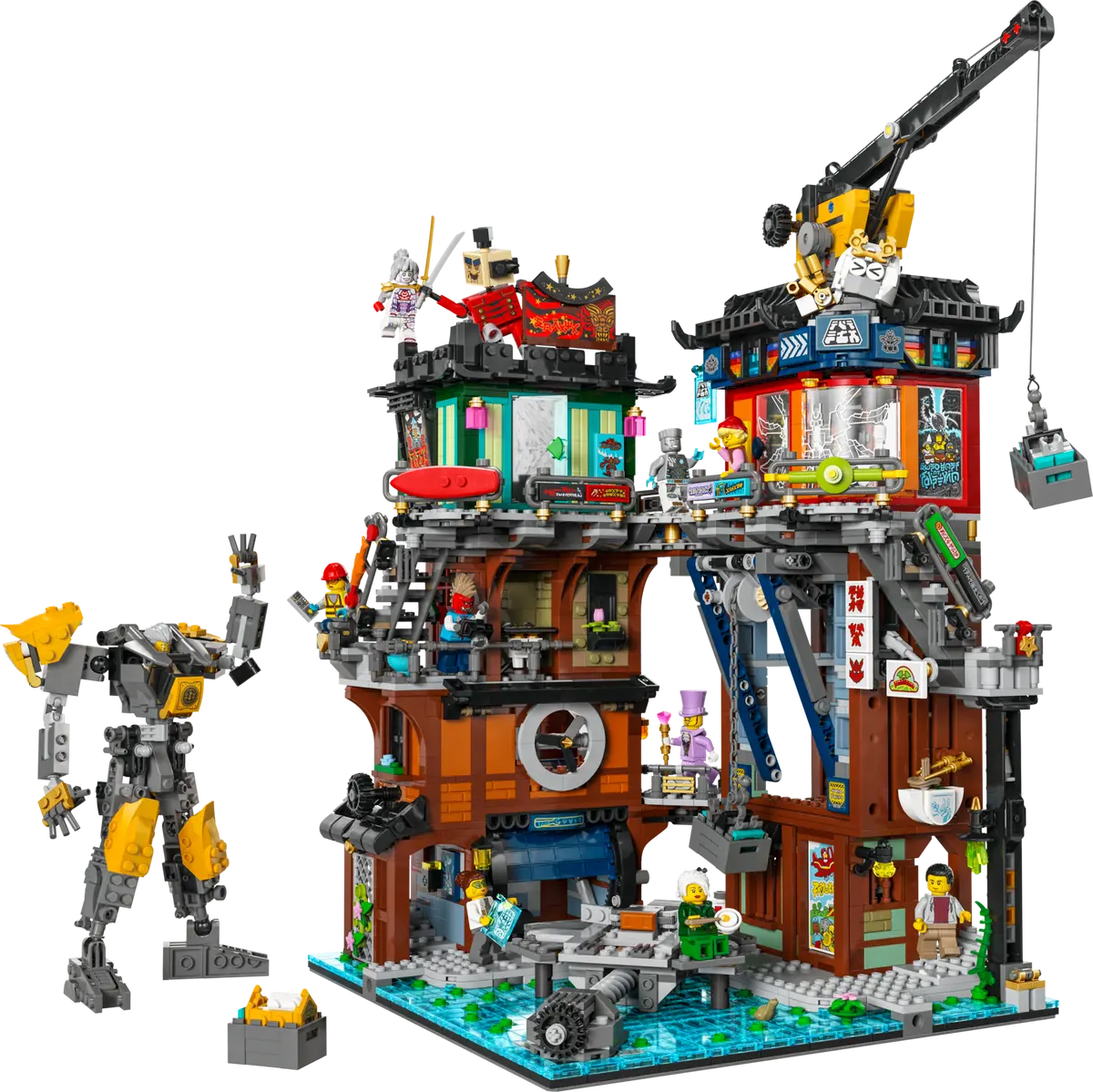 LEGO set 71837 – City werkplaatsen uit de Lego Ninjago collectie, te huur in West- en Oost-Vlaanderen bij Brickset for You