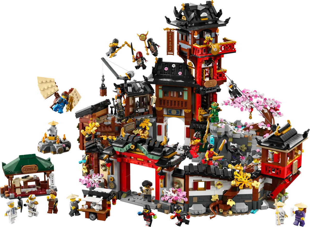 LEGO set 71861 – 15-jarig jubileum: De oude stad –  uit de Lego Ninjago collectie, te huur in West- en Oost-Vlaanderen bij Brickset for You