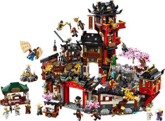 LEGO set 71861 – 15-jarig jubileum: De oude stad –  uit de Lego Ninjago collectie, te huur in West- en Oost-Vlaanderen bij Brickset for You