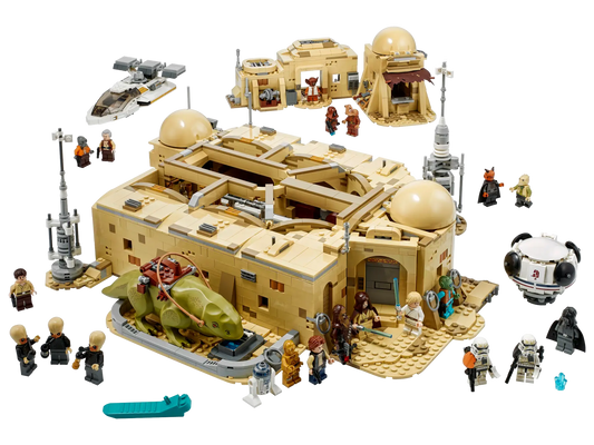 LEGO set 75290 – Mos Eisley Cantina™ uit de Lego Star wars collectie, te huur in West- en Oost-Vlaanderen bij Brickset for You