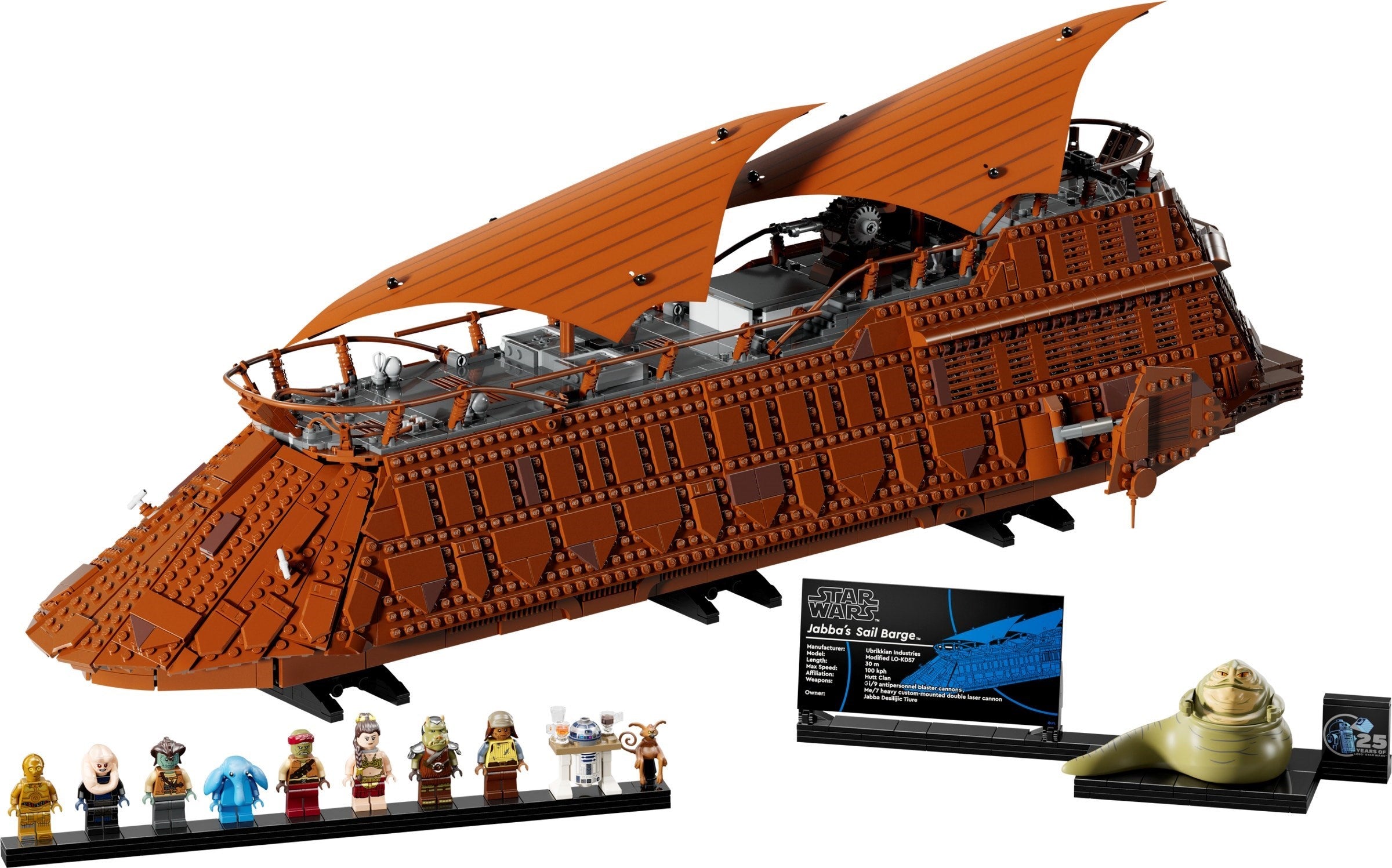 LEGO set 75397 – Jabba's Sail Barge™ uit de Lego Star wars collectie, te huur in West- en Oost-Vlaanderen bij Brickset for You