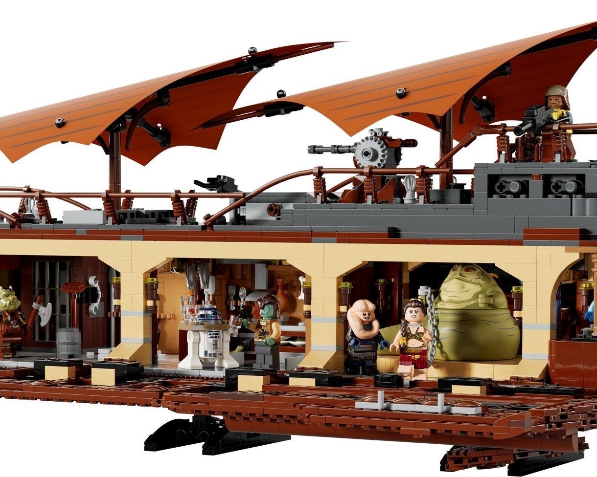 LEGO set 75397 – Jabba's Sail Barge™ uit de Lego Star wars collectie, te huur in West- en Oost-Vlaanderen bij Brickset for You