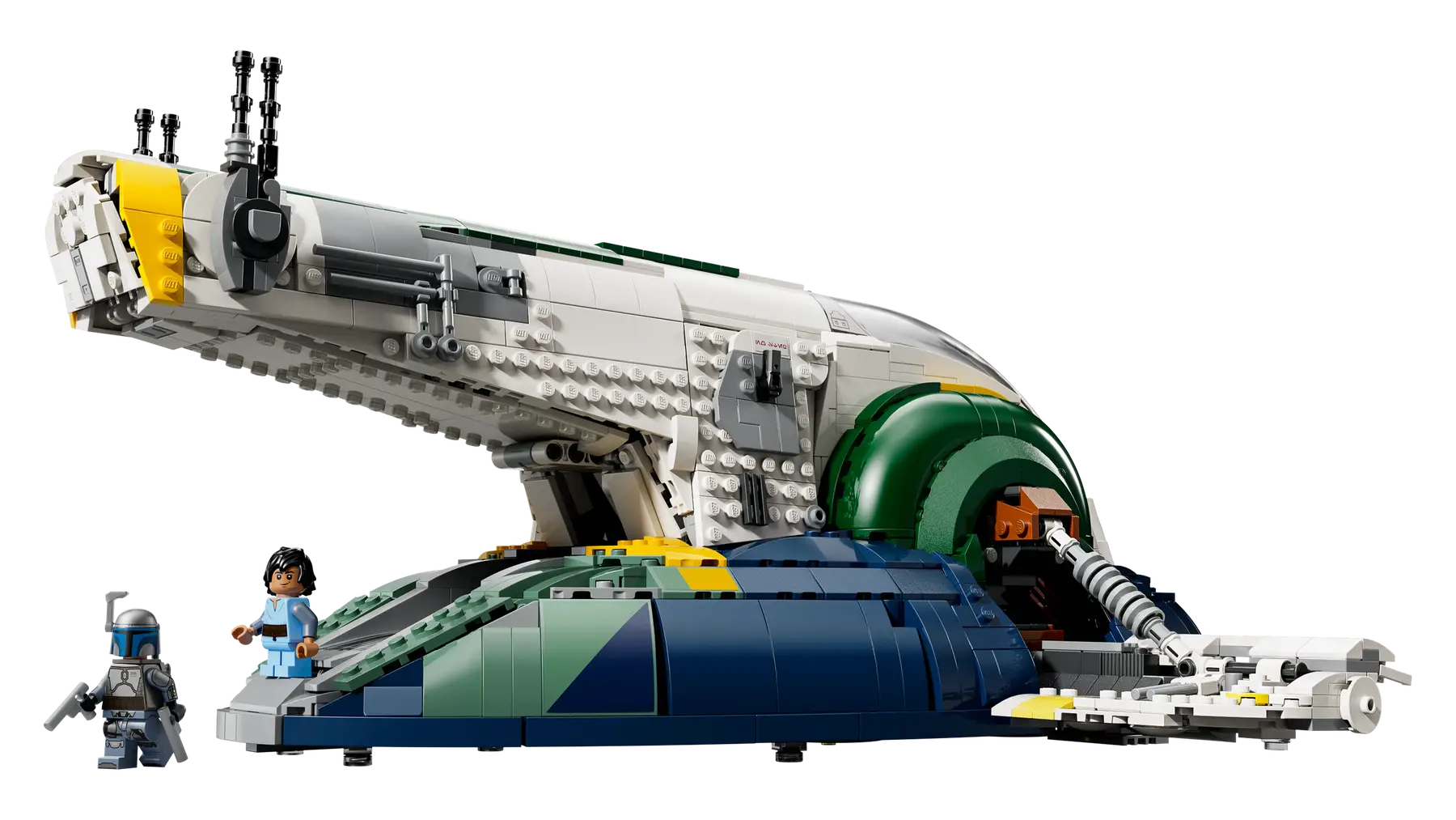 LEGO set 75409 – Jango Fetts Firespray-class ruimteschip –  uit de Lego Star Wars collectie, te huur in West- en Oost-Vlaanderen bij Brickset for You