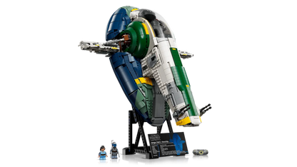 LEGO set 75409 – Jango Fetts Firespray-class ruimteschip –  uit de Lego Star Wars collectie, te huur in West- en Oost-Vlaanderen bij Brickset for You