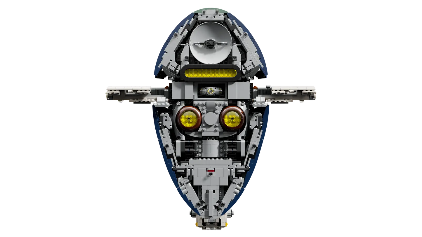 LEGO set 75409 – Jango Fetts Firespray-class ruimteschip –  uit de Lego Star Wars collectie, te huur in West- en Oost-Vlaanderen bij Brickset for You