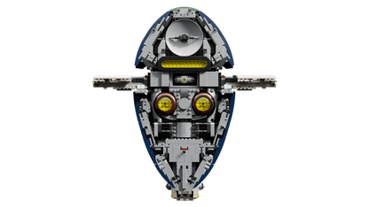LEGO set 75409 – Jango Fetts Firespray-class ruimteschip –  uit de Lego Star Wars collectie, te huur in West- en Oost-Vlaanderen bij Brickset for You