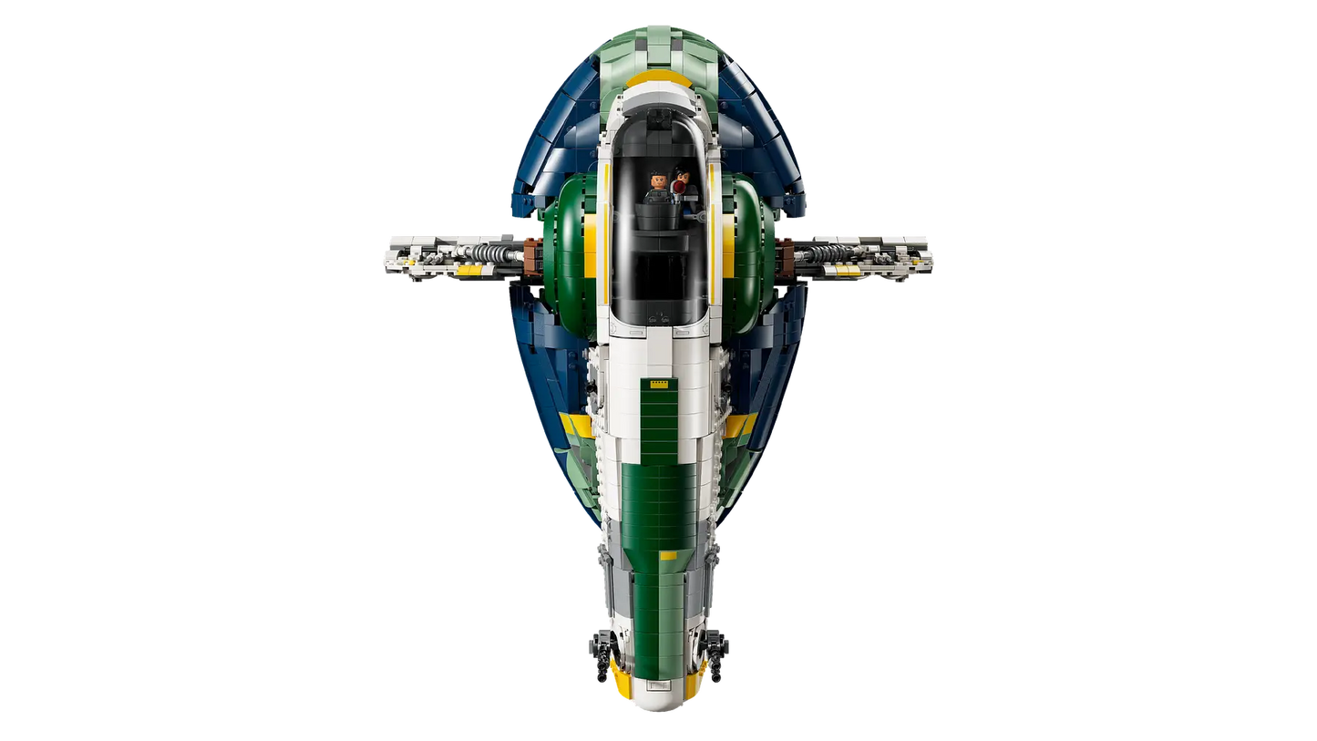 LEGO set 75409 – Jango Fetts Firespray-class ruimteschip –  uit de Lego Star Wars collectie, te huur in West- en Oost-Vlaanderen bij Brickset for You