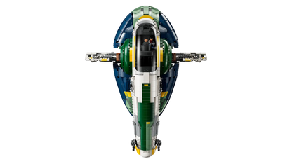 LEGO set 75409 – Jango Fetts Firespray-class ruimteschip –  uit de Lego Star Wars collectie, te huur in West- en Oost-Vlaanderen bij Brickset for You