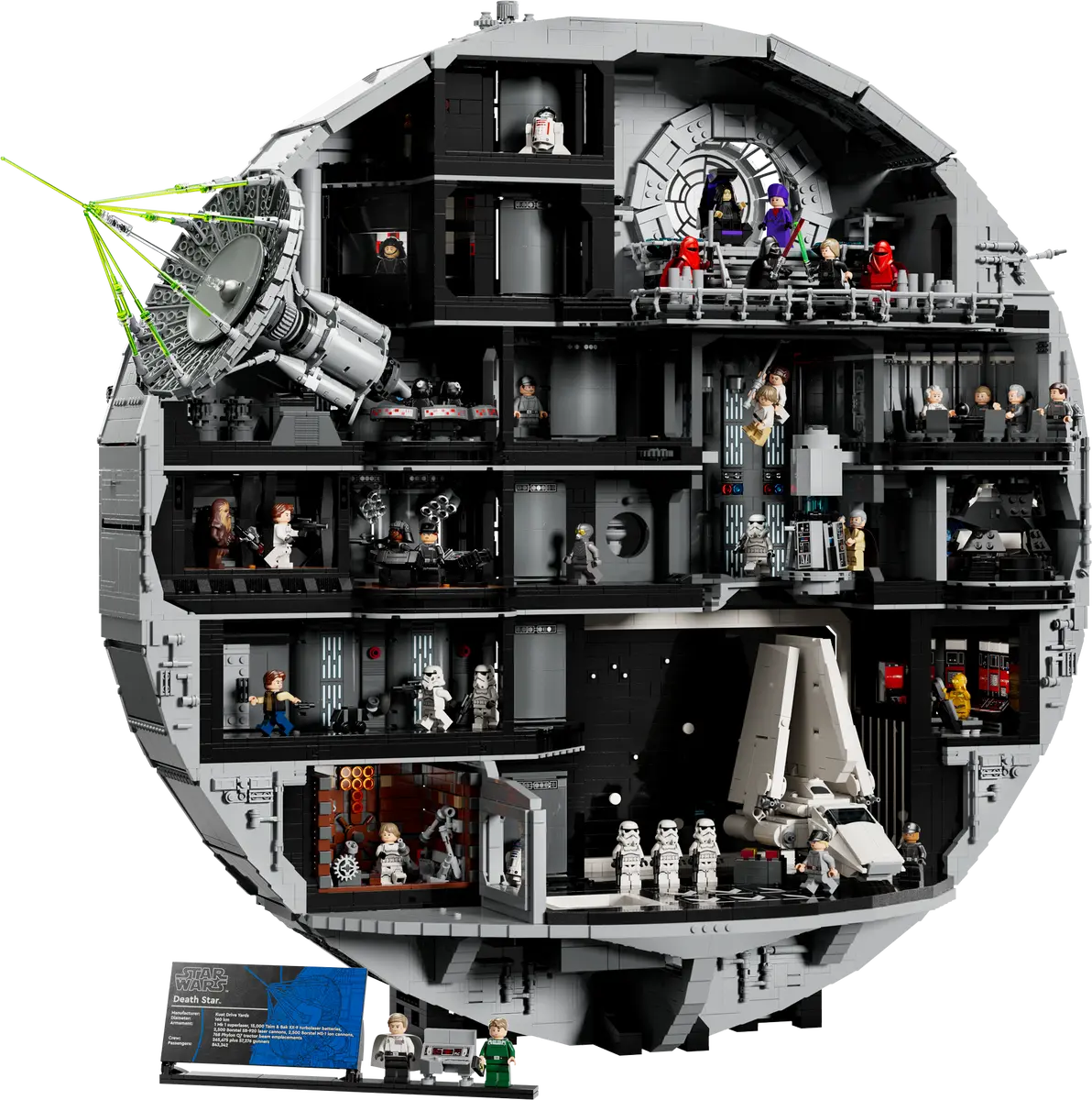 LEGO set 75419– Death Star™ uit de Lego Star Wars collectie, te huur in West- en Oost-Vlaanderen bij Brickset for You
