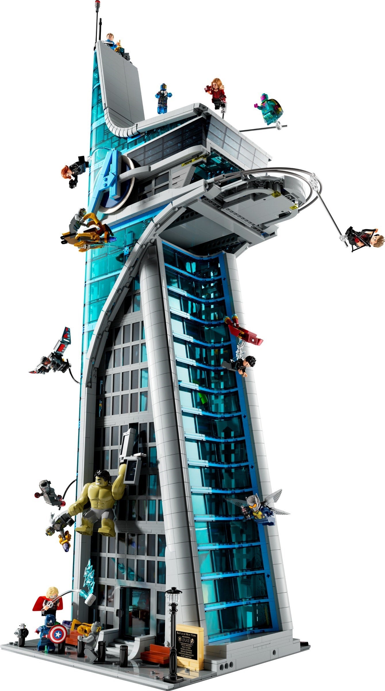 LEGO set 76269 – Avengers toren uit de Lego Marvel collectie, te huur in West- en Oost-Vlaanderen bij Brickset for You