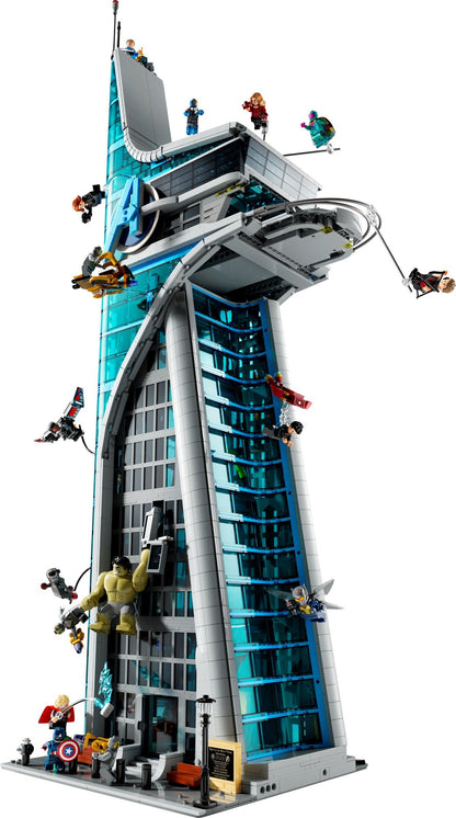 LEGO set 76269 – Avengers toren uit de Lego Marvel collectie, te huur in West- en Oost-Vlaanderen bij Brickset for You