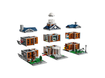 LEGO set 11371 – X-Men: de X-Mansion –  uit de Lego Marvel collectie, te huur in West- en Oost-Vlaanderen bij Brickset for You