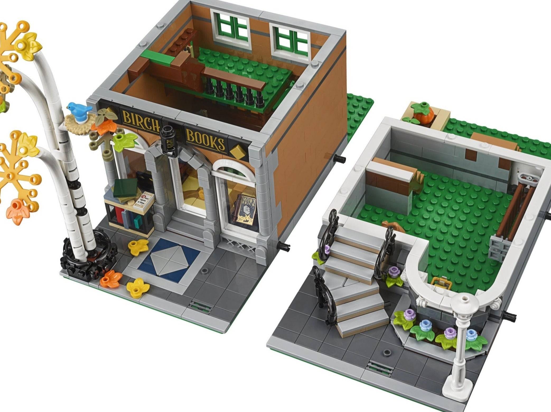 LEGO set 10270 – Boekenwinkel uit de Lego Creator Expert collectie, te huur in West- en Oost-Vlaanderen bij Brickset for You