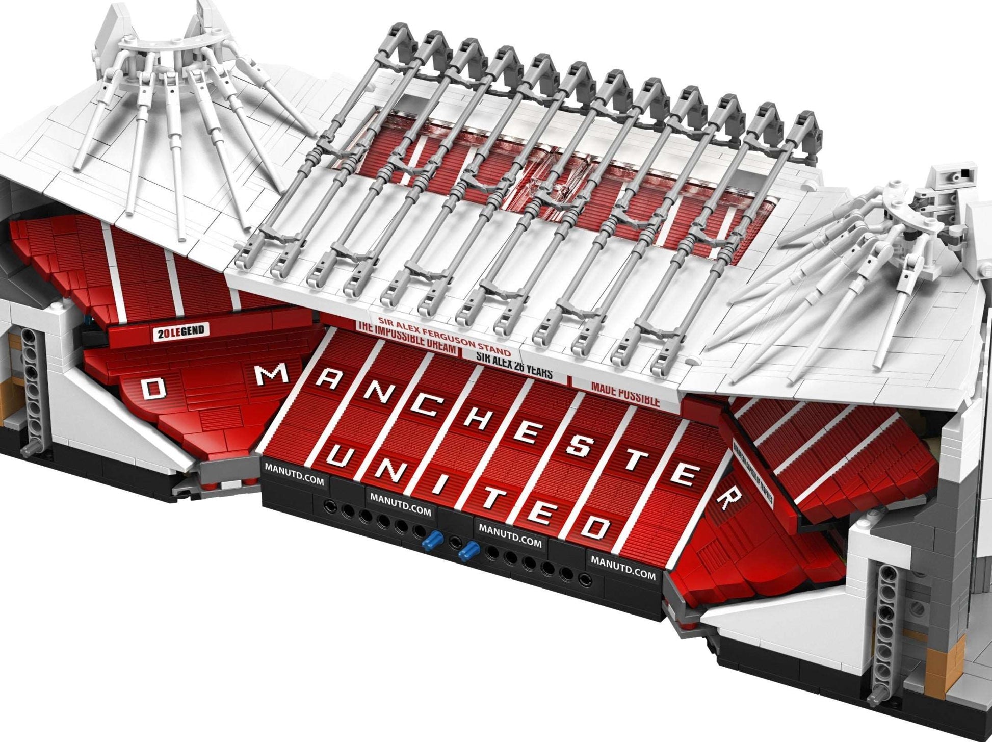 LEGO set 10272 – Old Trafford - Manchester United uit de Lego Creator Expert collectie, te huur in West- en Oost-Vlaanderen bij Brickset for You