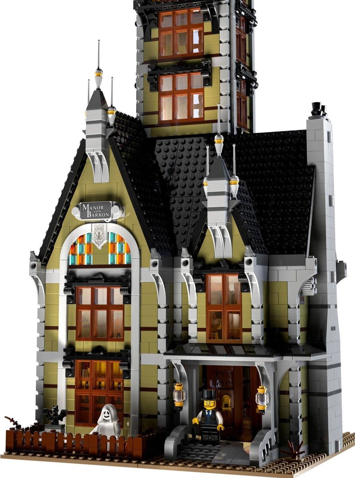 LEGO set 10273 – Spookhuis uit de Lego Creator Expert collectie, te huur in West- en Oost-Vlaanderen bij Brickset for You