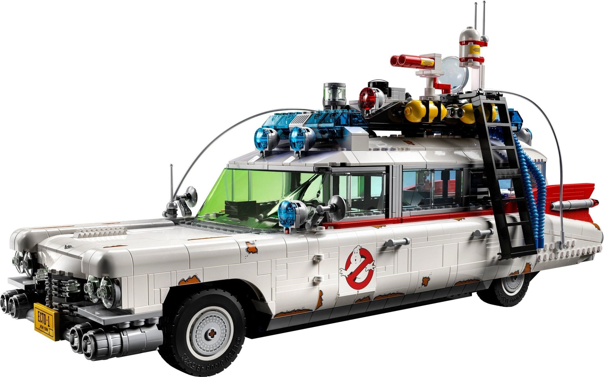 LEGO set 10274 – Ghostbusters™ ECTO-1 uit de Lego Creator Expert collectie, te huur in West- en Oost-Vlaanderen bij Brickset for You